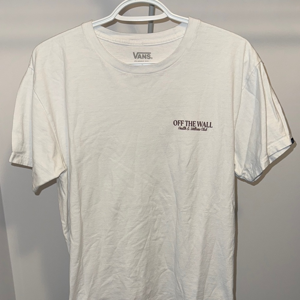 Vans White Short Sleeve Tee Classic Crew Neck